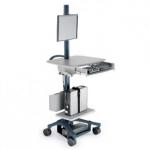 Height Adjustable Hospital Cart