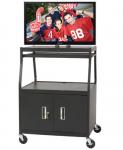 Large Mobile TV Carts with Locking Storage